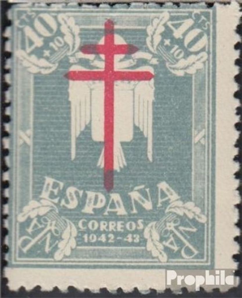 Briefmarken Spanien 1942 Mi 902 postfrisch Tuberkulose