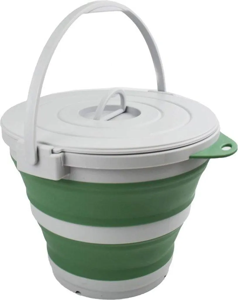 Seau pliable de voyage 10L pour coffre de voiture, van et camping-car