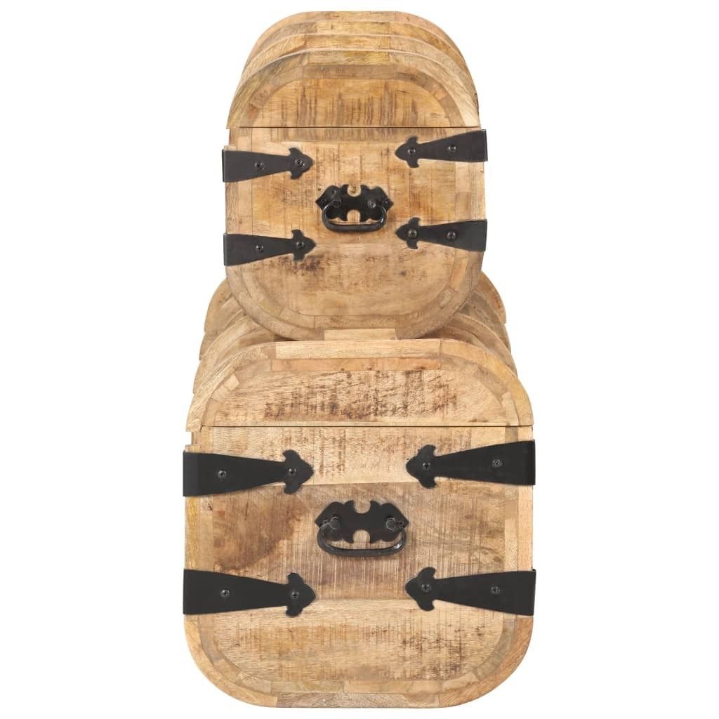 Möbel Aufbewahrungstruhen 2-tlg. Mango Massivholz Top5739293