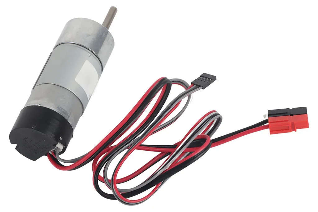 Moteur 100 tr/min 12V CC à encodeur pour kits robotiques et Tetrix