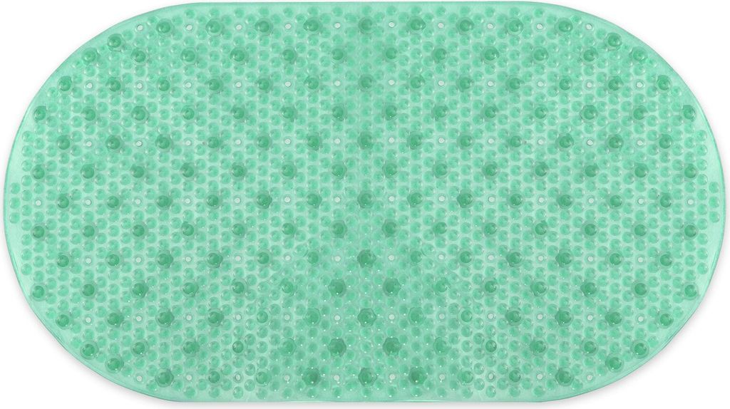 Tappetino antiscivolo per vasca da bagno, tappetino antiscivolo per vasca da bagno con ventosa e fori di drenaggio, adatto per docce 36 x 69 cm (grig | Leroy Merlin