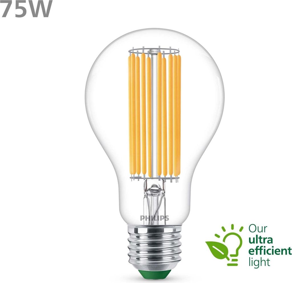 Philips LED-Glühbirne E27 5,2 W (75 W) 2700 K Warmweiß A60 Produktbild 