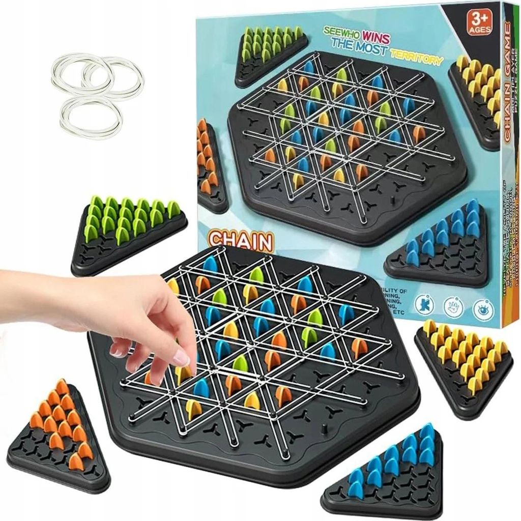 Logická desková hra Triangly Triggle strategická hra pro 2 Obrázek produktu 