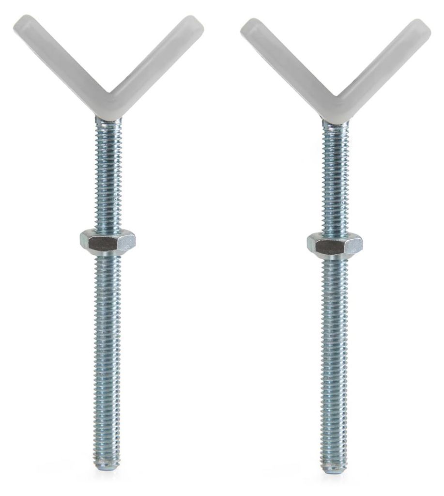 Y-Spindel Adapter 2er Set, M10 Gewinde, Für Runde Geländer Bis 6 Cm Durchmesser, Zubehör Für Kinderschutzgitter Ohne Bohren