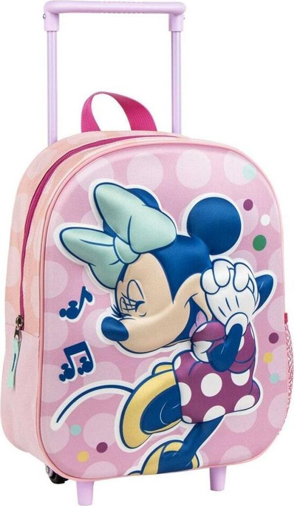 Cerda Group Minnie Mit 3d-rucksack Mit Rollen One Size