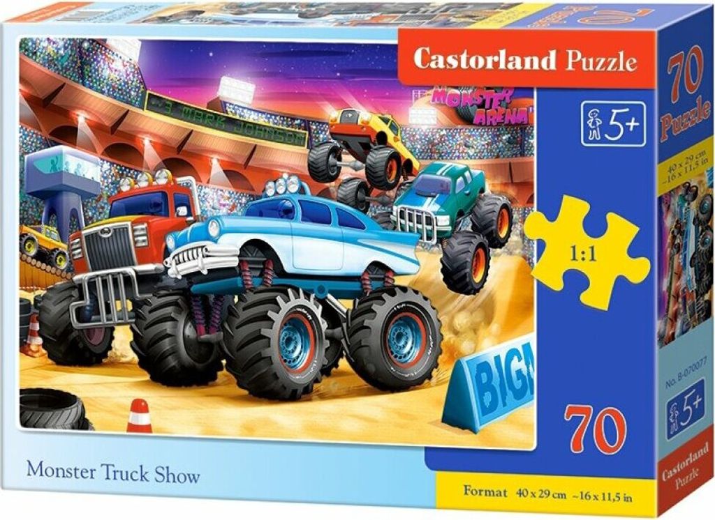 Puzzle 70 pezzi Monster Truck Show 70077 Immagine del prodotto 