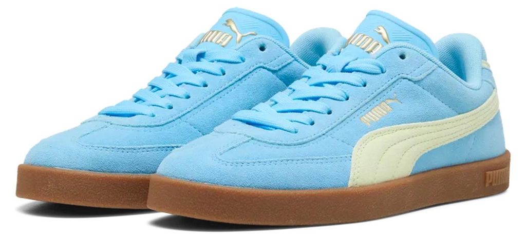 Puma Damen Club II Era Suede Sneaker 400717-32 Vibrant Blue Apple Spritz, Schuhgröße:39 EU