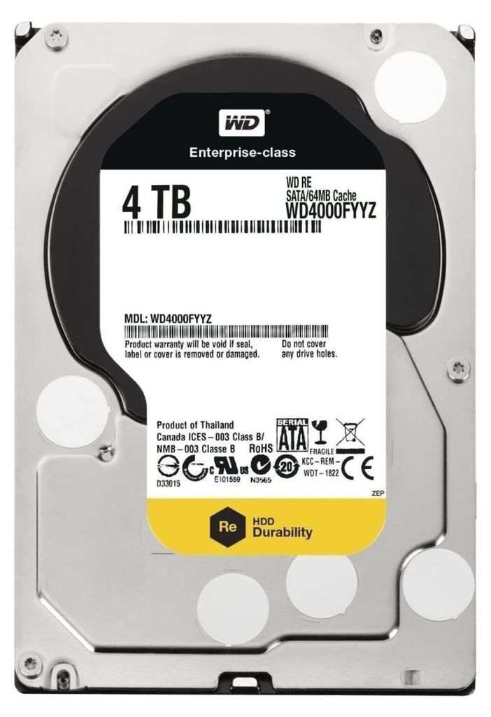 Western Digital WD4000FYYZ 4TB SATA 3,5" Produktbild 