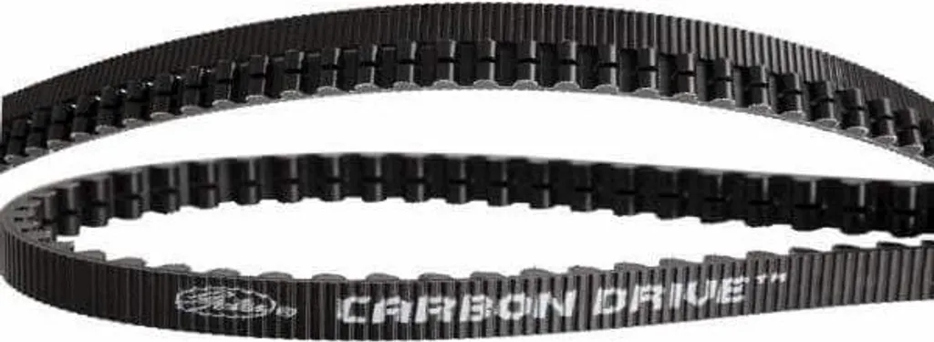 Courroie carbone CDX 118 dents Zahnriementor haute résistance noire