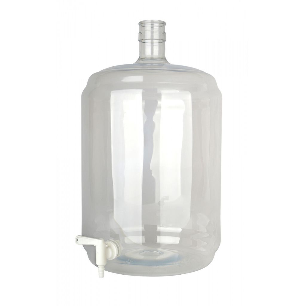 Gärflasche, Glasflasche PET 23 Liter mit Hahn 5/16-7/16 Produktbild 