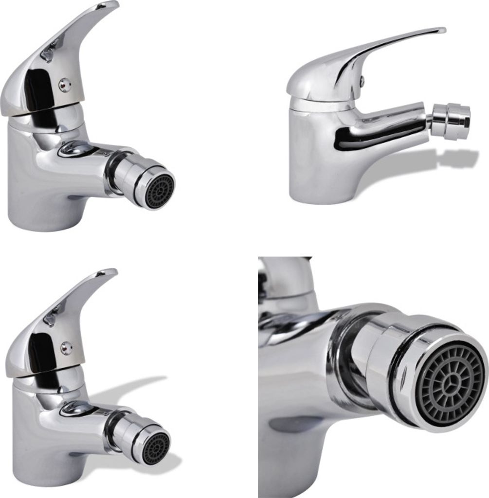 vidaXL Bidet Wasserhähne 2 Stk. Chrom - Bidetarmatur - Bidetarmaturen - Badarmatur - Badarmaturen