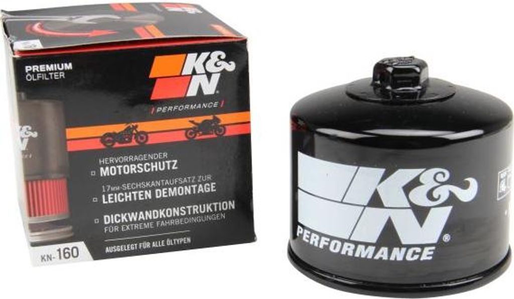 K&N Premium Ölfilter KN-160 – Spin-On für BMW Motorrad Produktbild 