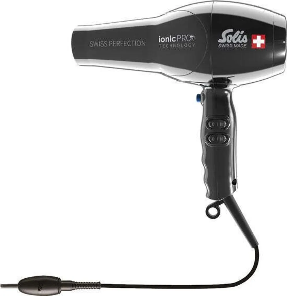 Sèche-Cheveux Solis Swiss Perfection 440 Adieu Frisottis et Câble Emmêlé