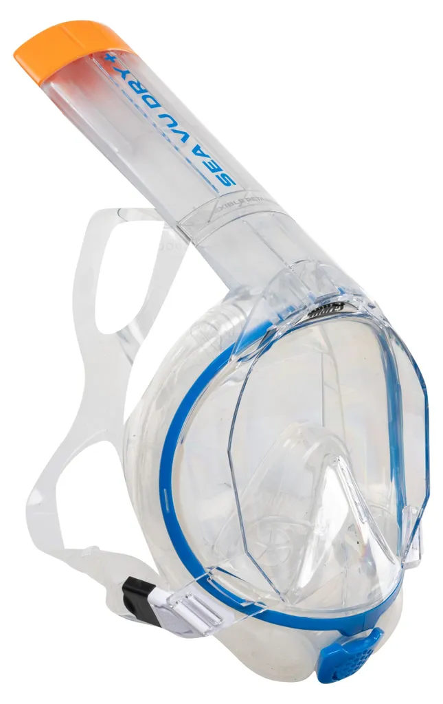 Masque Plongée Anti-buée Mares Sea Vu Dry+ Bleu S-M Vision Panoramique
