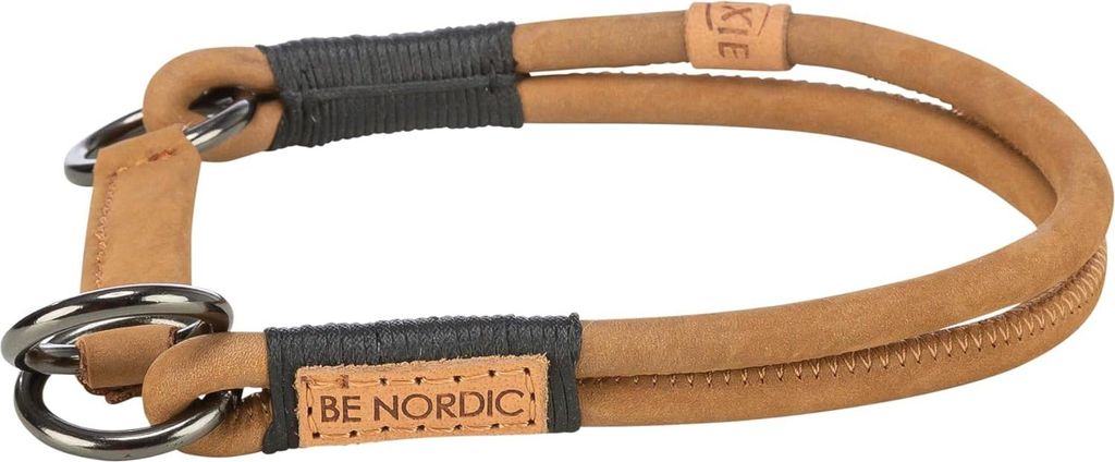 Bequemes Lederhalsband für kleine Hunde - Zugbegrenzung und elegantes Design