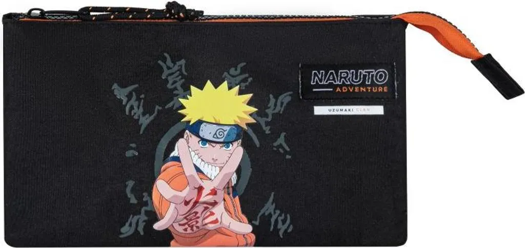 Astuccio Triplo Naruto Ninja Attack per Scuola e Tempo Libero