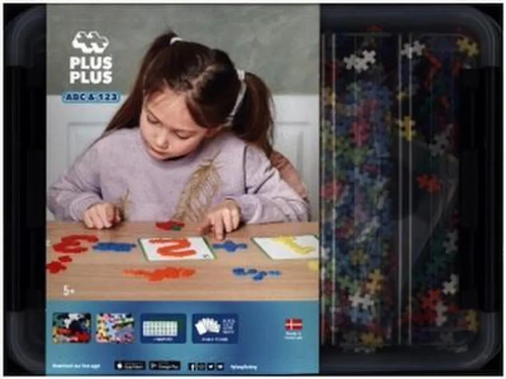Plus-Plus ABC+123 2000 pcs : Apprendre à Lire et Compter sans Écrans