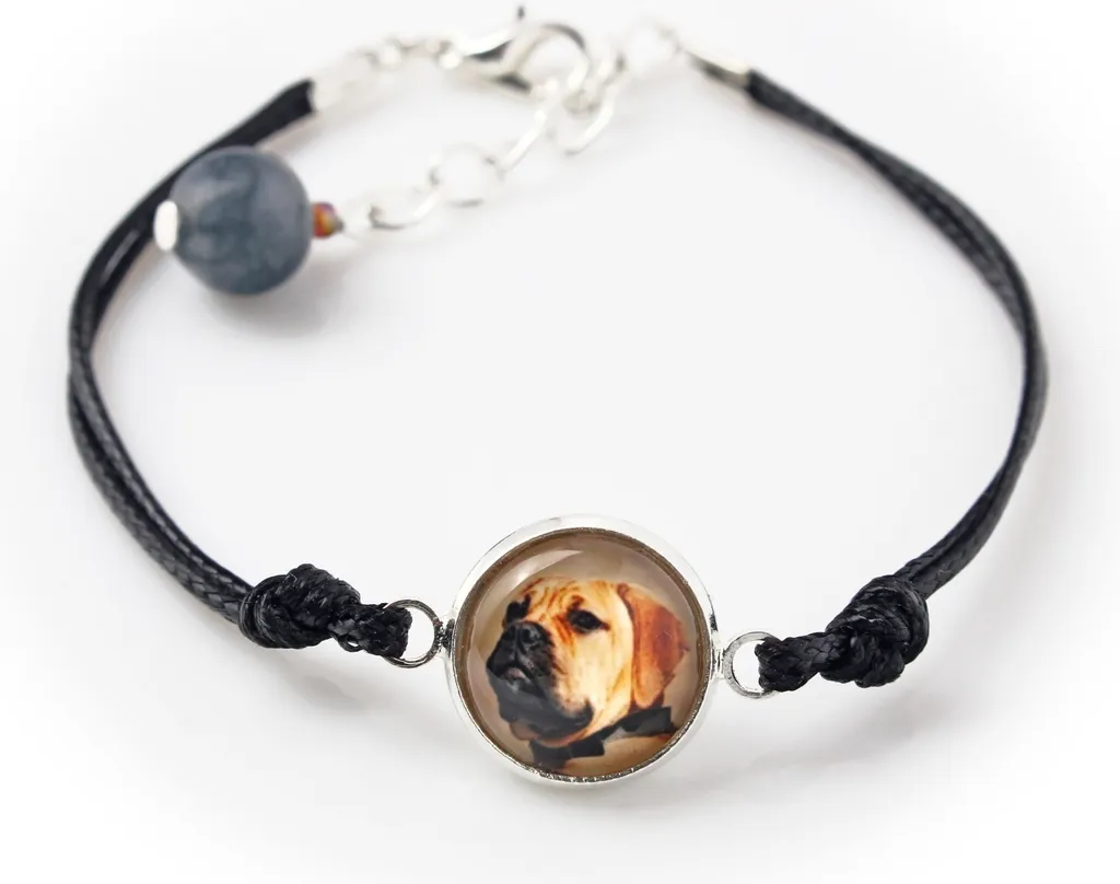 Art-Dog Bracciale Artistico Bullmastiff - Gioielleria Personalizzata Foto