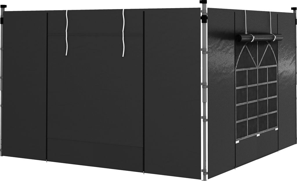 Outsunny Jeu de 2 parties latérales pour pavillon 3x3/3x6 Image du produit 