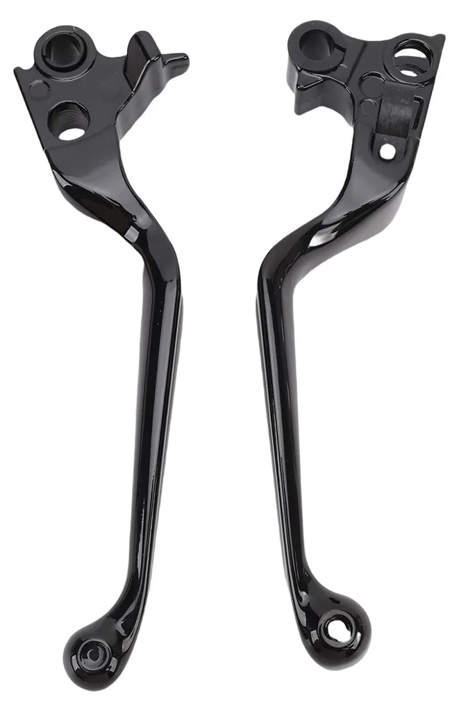 Leviers de frein et d'embrayage moto pour FLHR 1996-2007, Noir Allié
