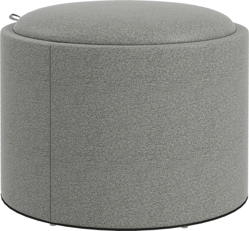 Pouf Coffre Gris : Rangez et Gagnez de la Place dans votre Petit Salon