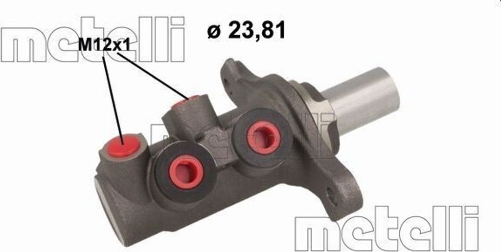 METELLI 05-1136 Bremszylinder Hauptbremszylinder für NISSAN JUKE (F15) PULSAR Schrägheck (C13) Sentra VII (B17) Bluebird Sylphy Limousine III (B17)