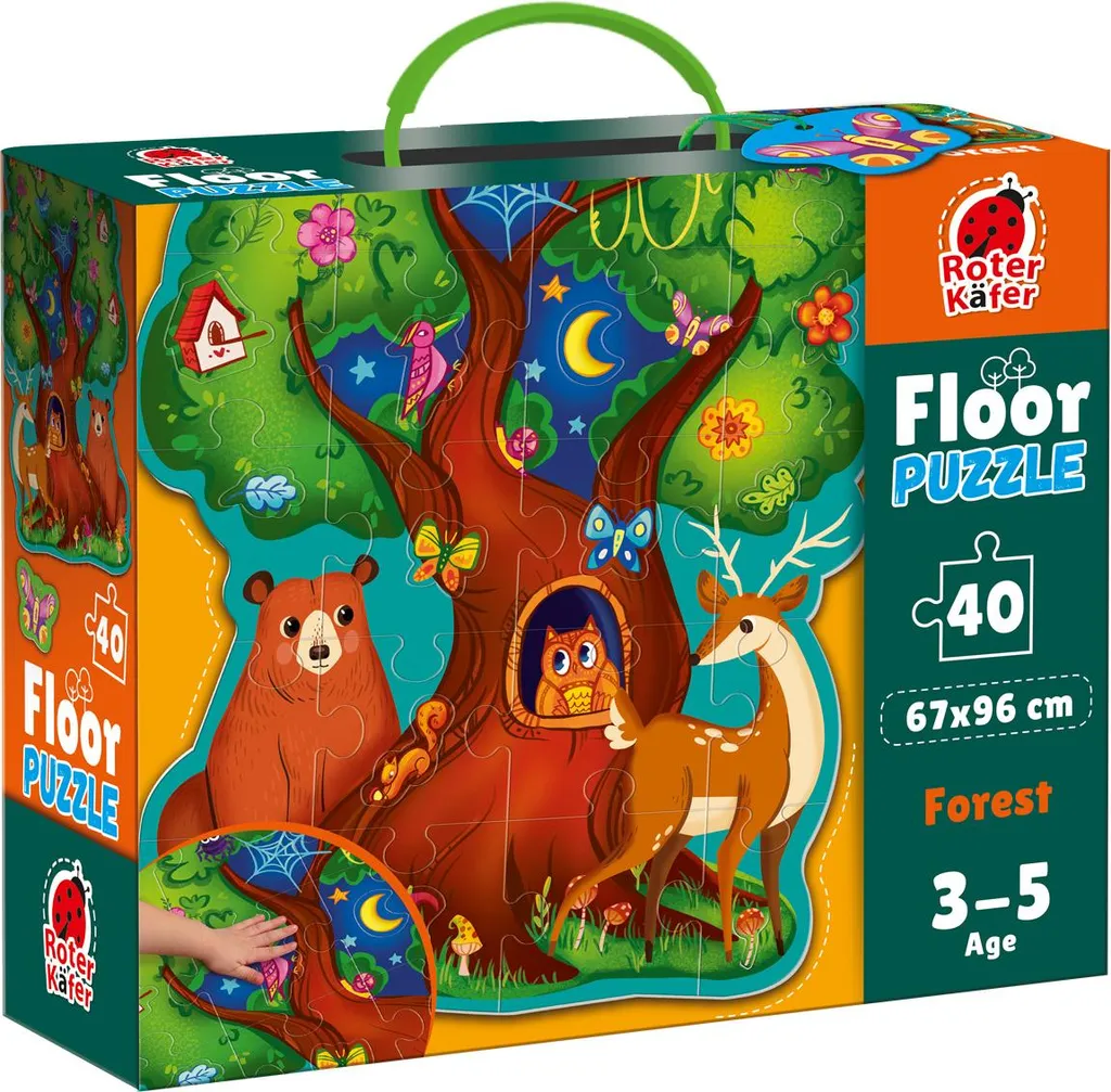 Puzzles au sol Animaux de la forêt : fini l'ennui avec ce jeu XXL