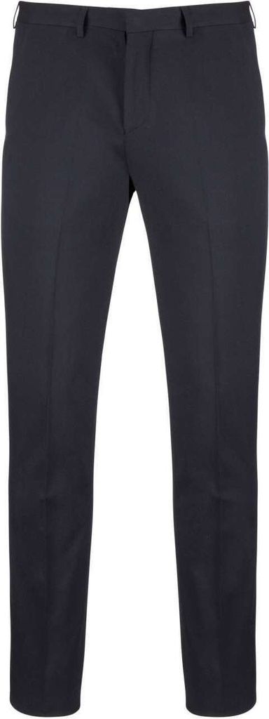 Kariban Herren Anzugshose Büro Hose Anzughose Bundfaltenhose Business, Größe:40, Farbe:Navy Blau