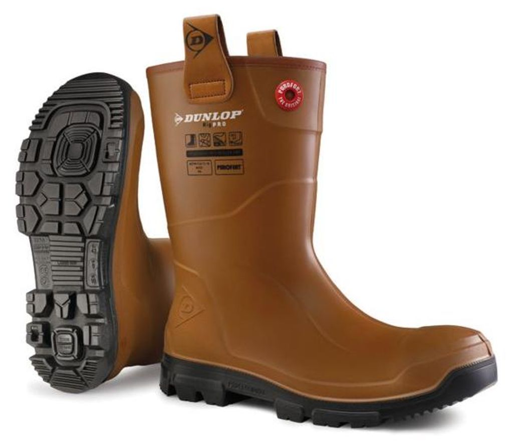 Halb-Sicherheitsstiefel Rigpro S5 Braun P.40