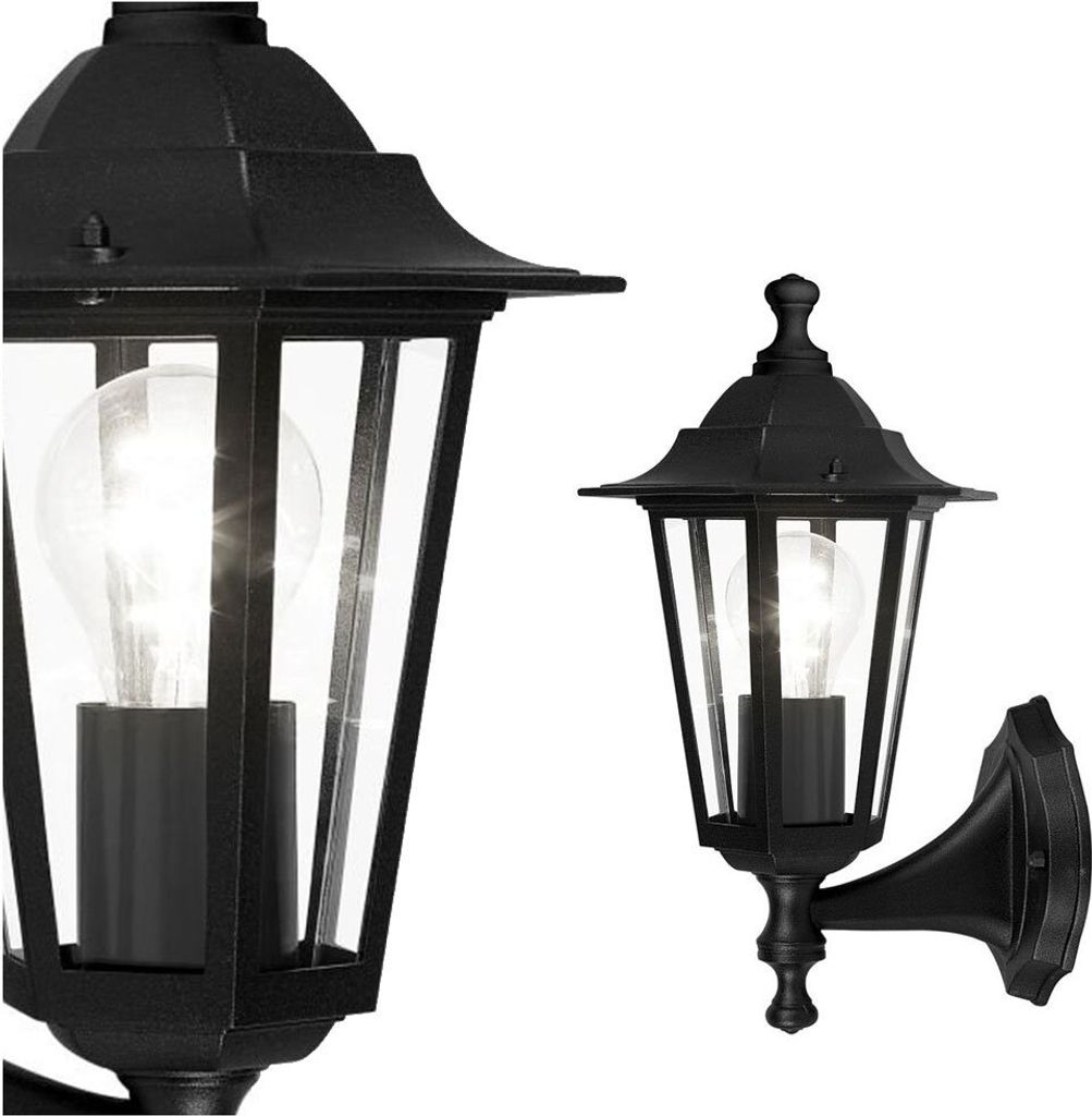 EGLO Applique da esterno Laterna 4 Fino a 60 W Nero 22468 Immagine del prodotto 