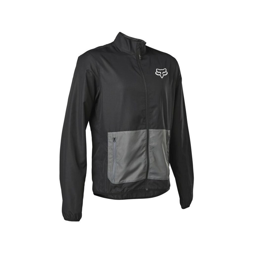 Fox Herren Bike Oberteil RANGER WIND JACKET, Größe:S, Farben:001-blk