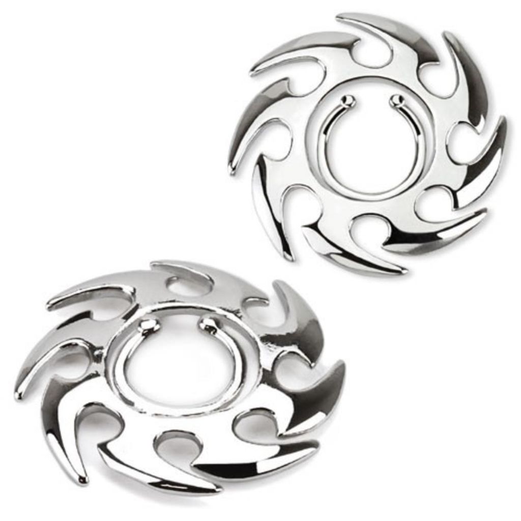 Fake Brustwarzenpiercing Clip zum Klemmen Produktbild 