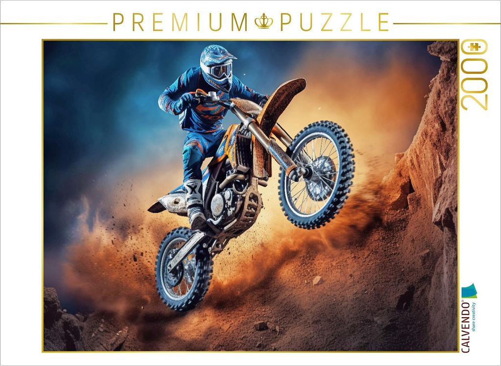 CALVENDO Puzzle Avalanche Fury Force | 2000 Teile Produktbild 
