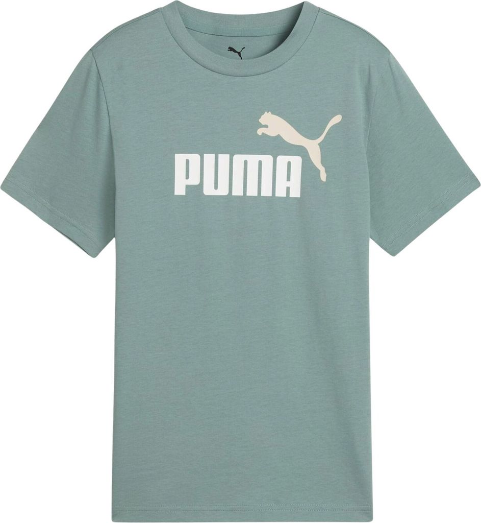 Puma ESS 2 COLOR No.1 Logo Tee B - grün, Größe:164 Produktbild 