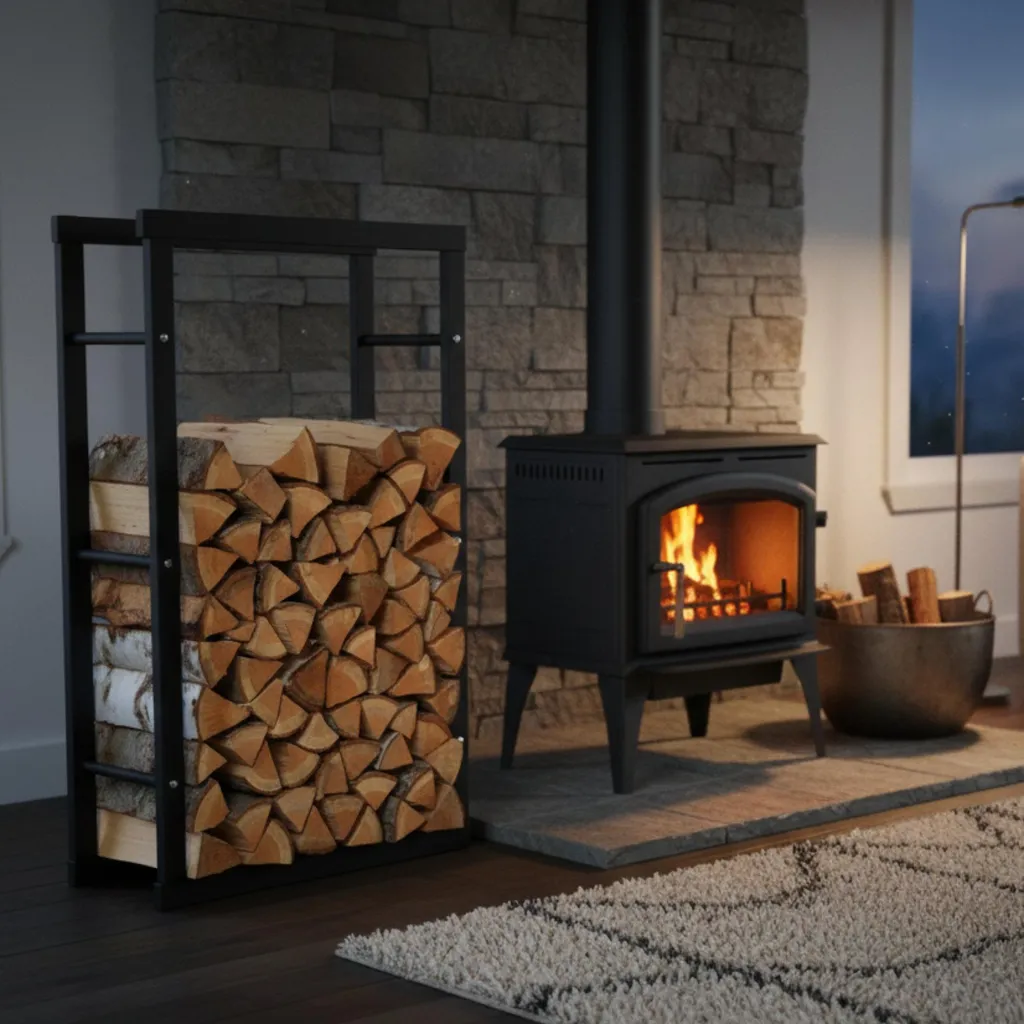 Étagère à bois Zelsius : fini le désordre avec ce range-bûches compact - 2
