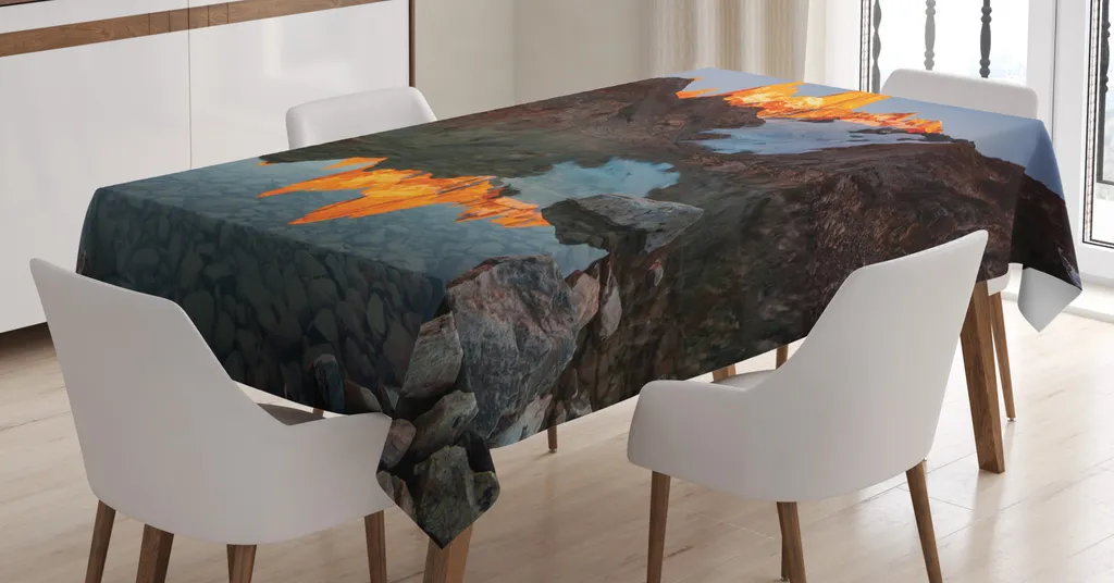 Tovaglia Design Fitz Roy Argentina 140x170 cm ABAKUHAUS