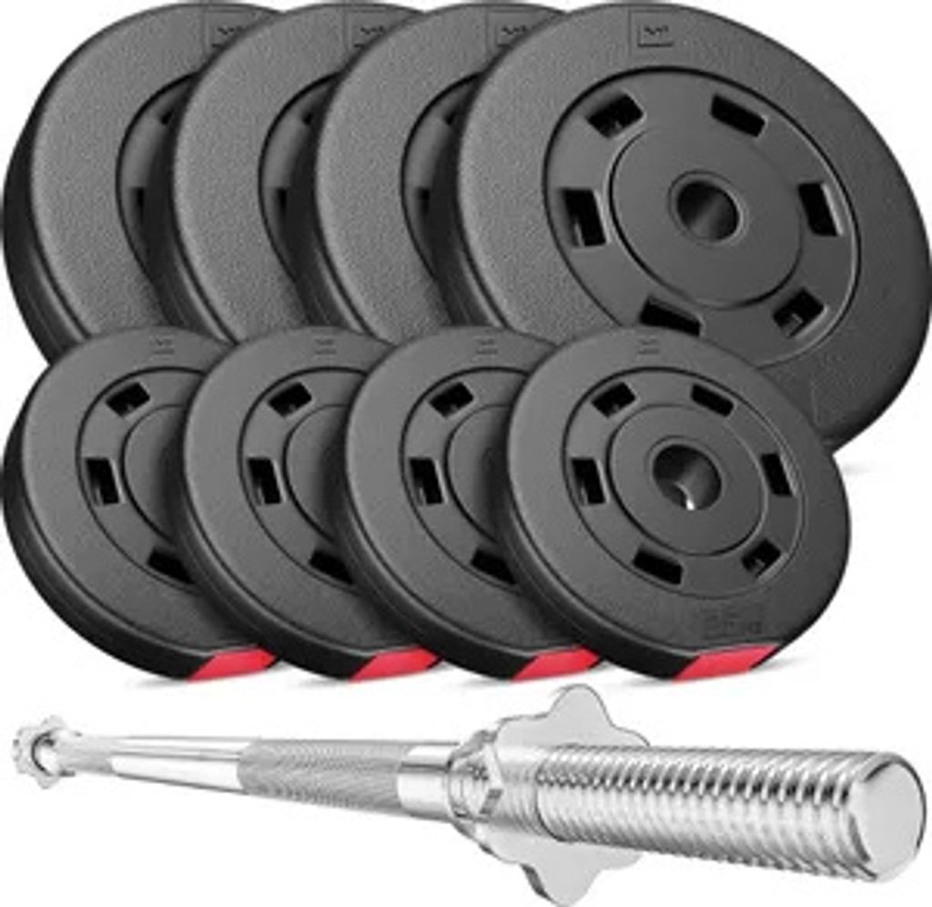 Hop-Sport Hantelset 39 kg, 1x Langhantelstange, Produktbild 