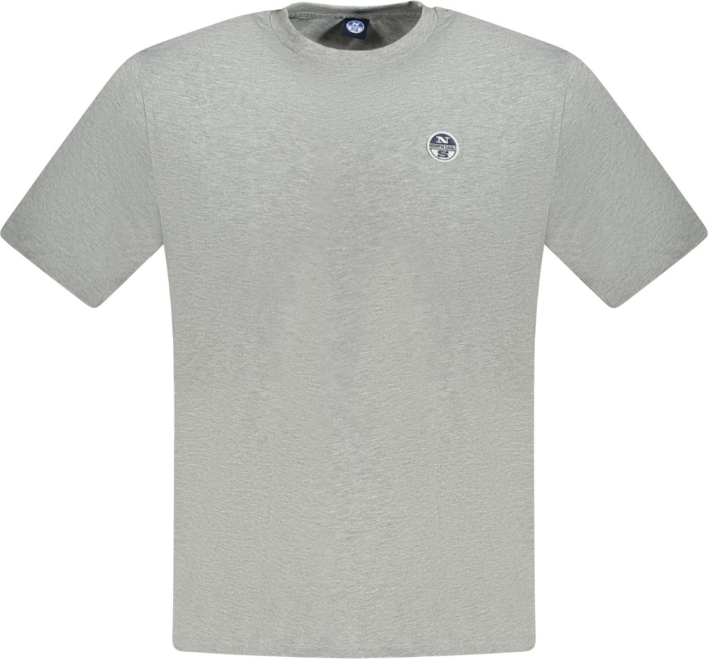 Kurzarm TShirt Rundhals Logo Applikation North Sails : Größe - L Größe: L
