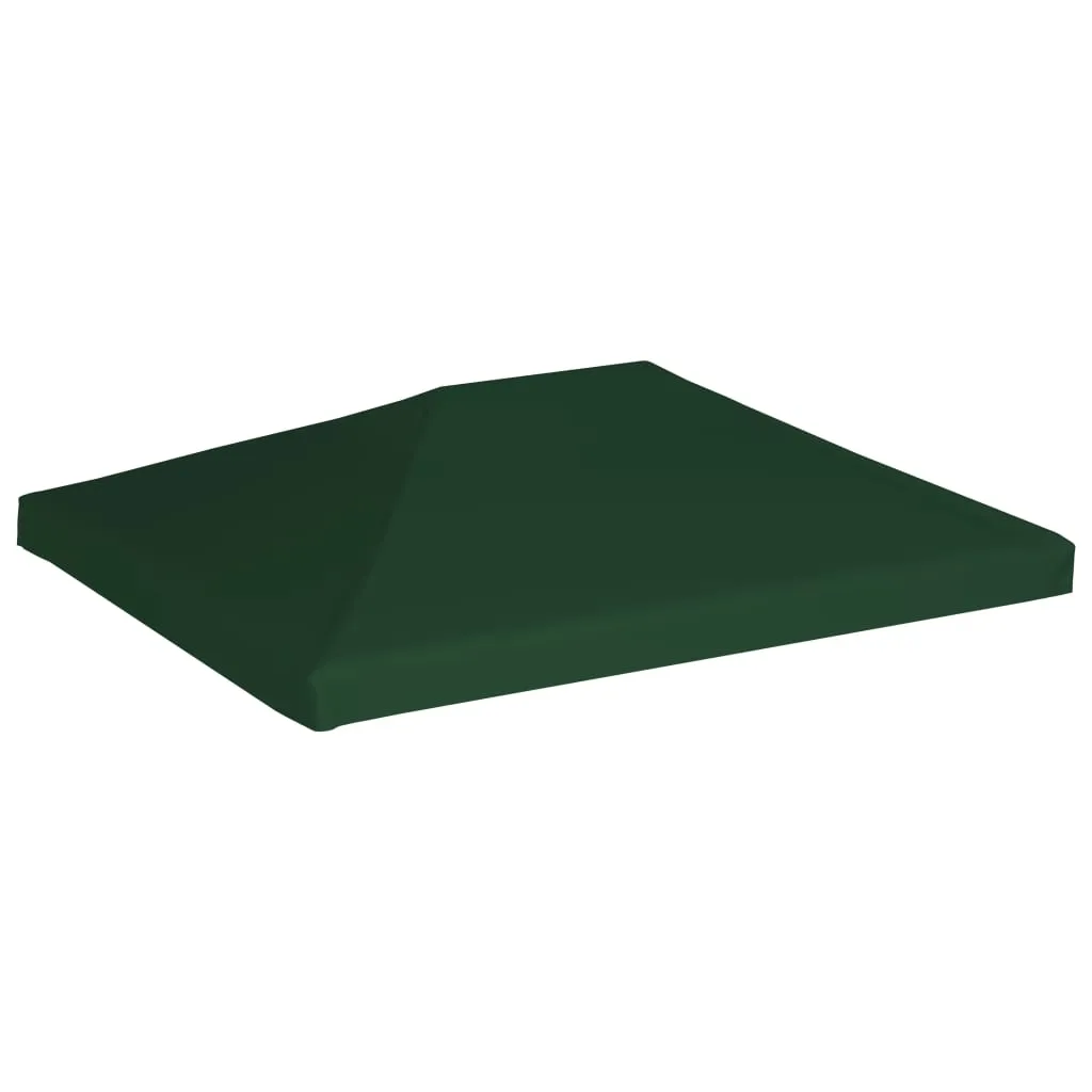 Tetto Gazebo 310 g/m² 4x3 m Verde | Ricambio Impermeabile vidaXL