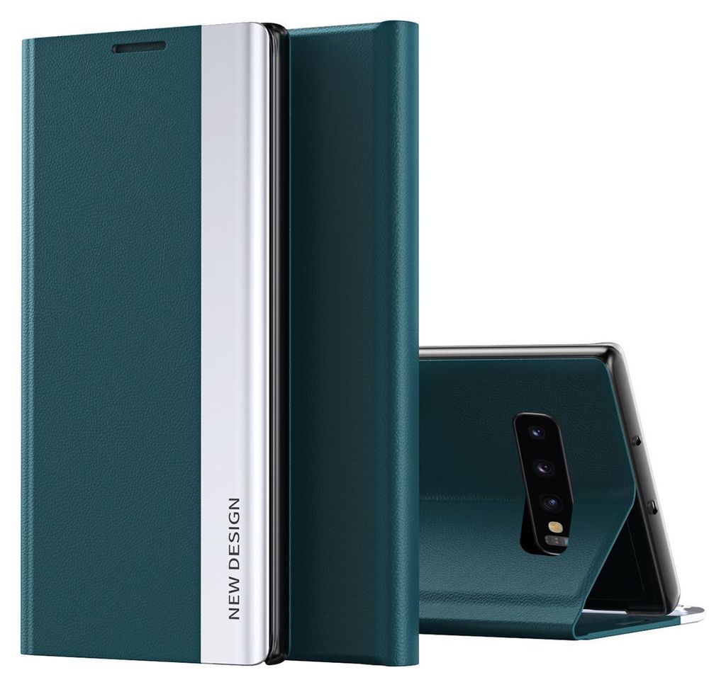Custodia Galaxy S10, Custodia magnetica in Finto cuoio con Immagine del prodotto 