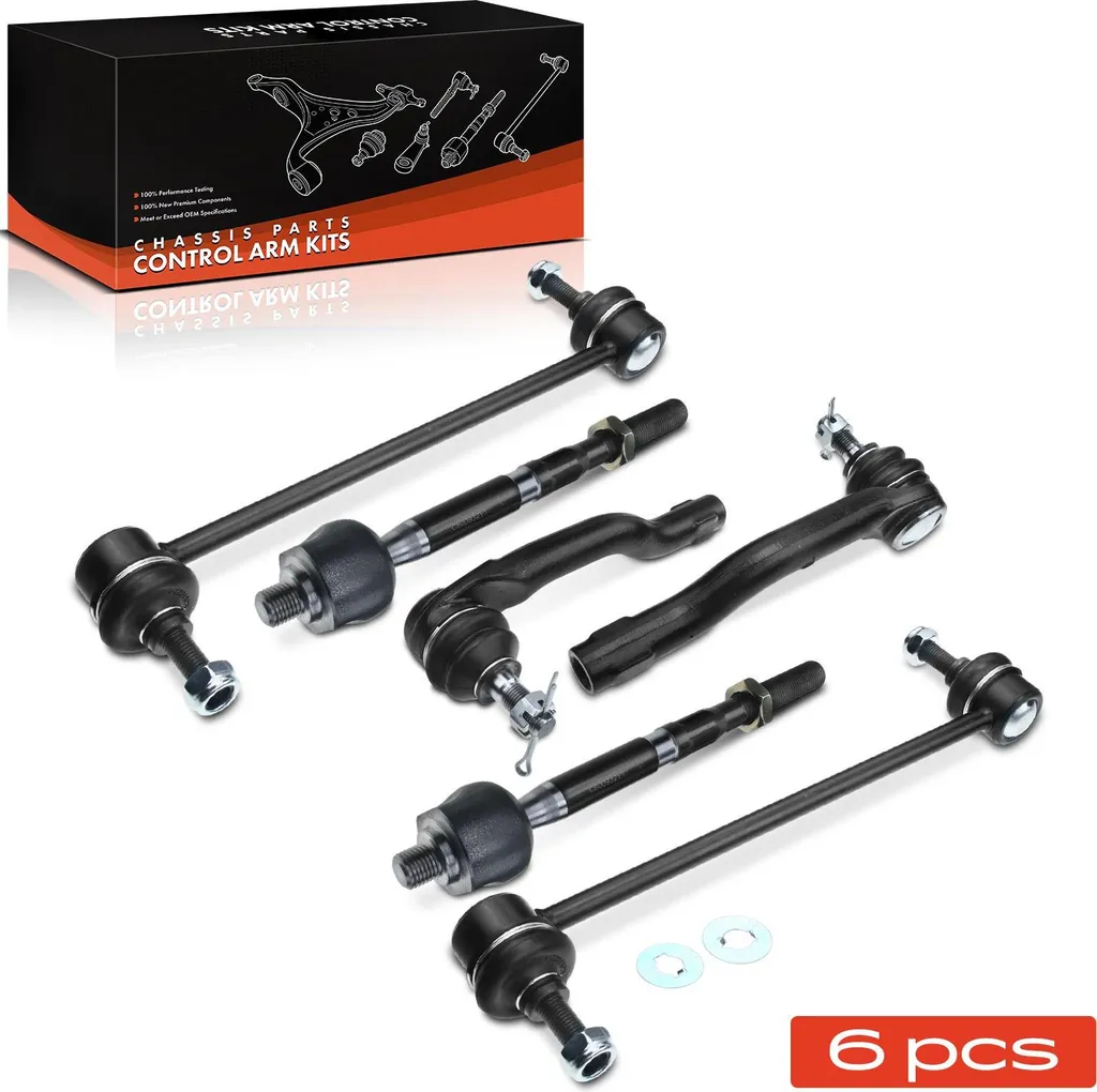 Bras de Suspension en Acier Renforcé pour Mazda 2 1.3L 1.6L 6 Pièces
