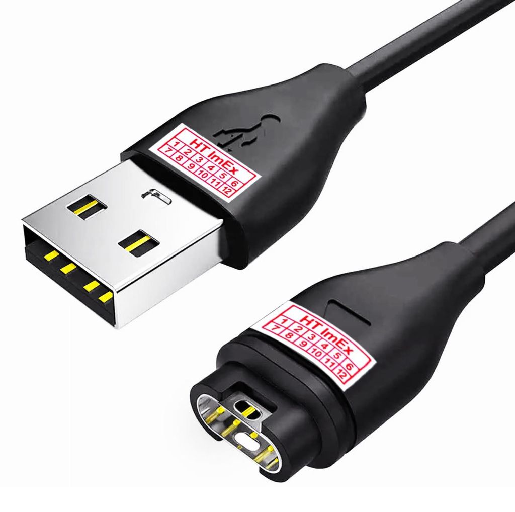 HT-ImEx USB 2.0 Ladekabel Datenkabel Garmin Forerunner 45 45S 245 745 935 945