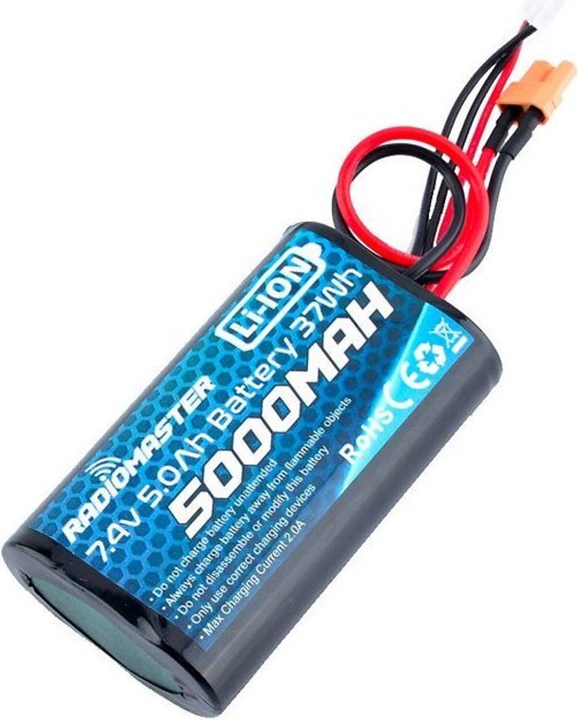Radiomaster TX16s TX12 2S 7,4V 5000mAh Li-ion Akku Produktbild 