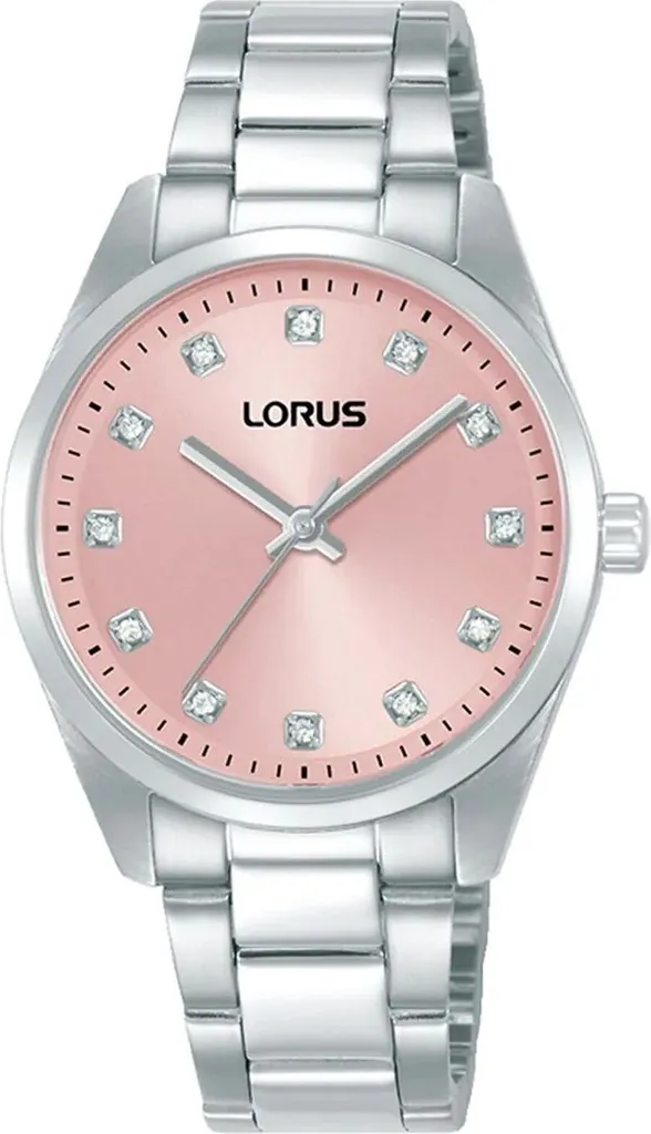 Lorus RG325XX9: Orologio al Quarzo in Acciaio e Cristalli per Lei