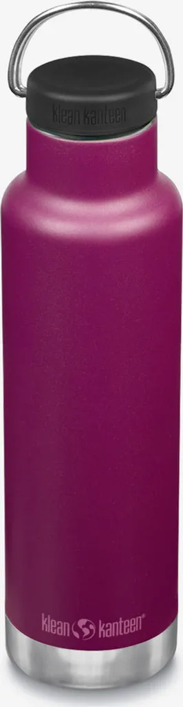 Klean Kanteen Classic 592ml Gourde Isolée Loop Cap Purple en Acier Inox