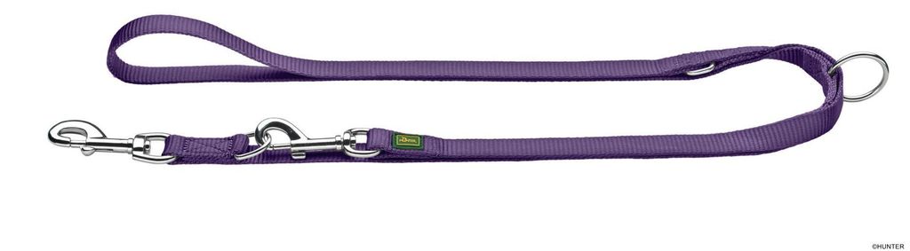 HUNTER Verstellbare Führleine 25/200, violett Produktbild 