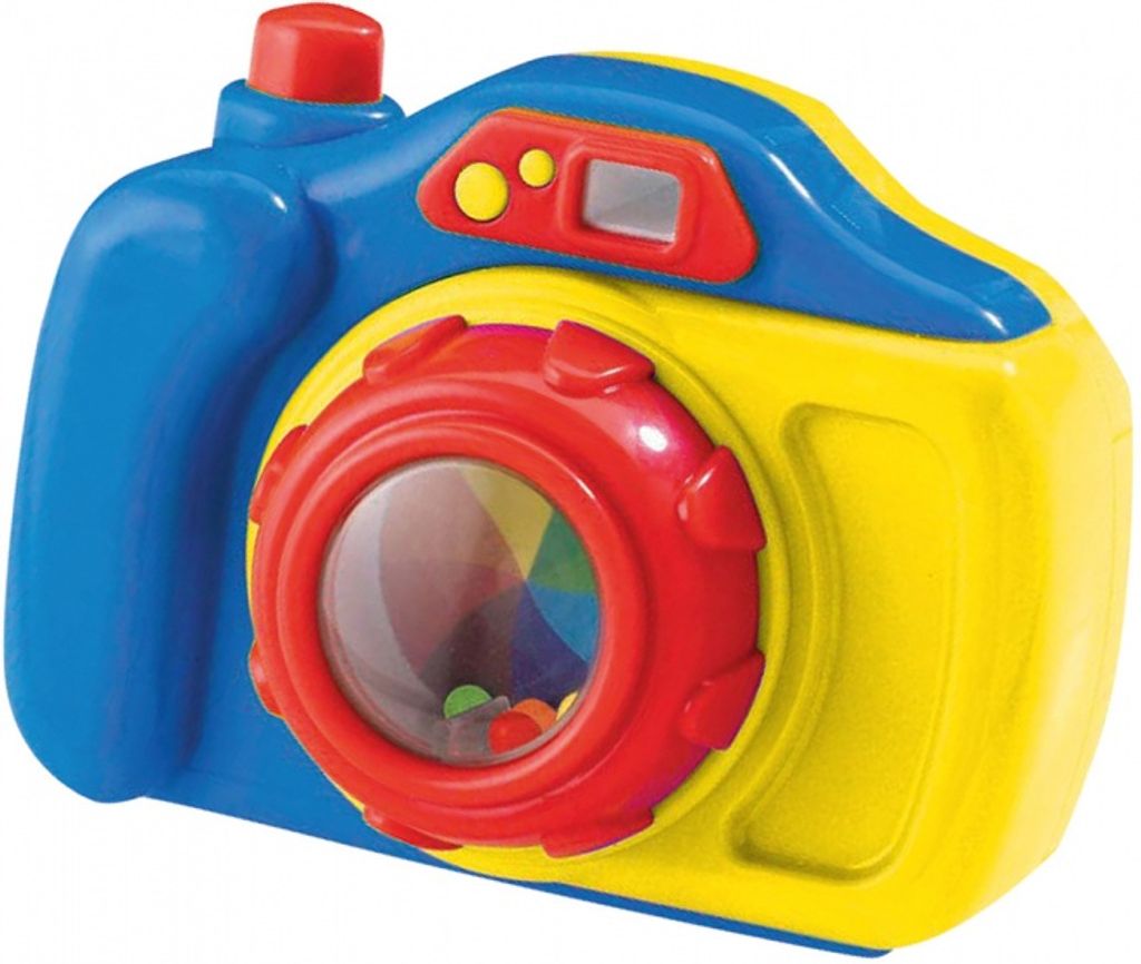 spielzeugkamera Focus Pocus13 cm blau/gelb