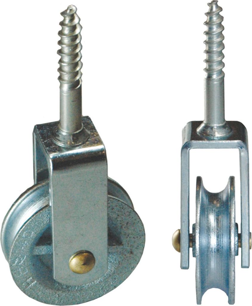 HBS Betz Waschseilrolle 5000 Durchmesser 60mm Nut 10mm Grauguss Gehäuse aus Bandstahl verzinkt - 63088