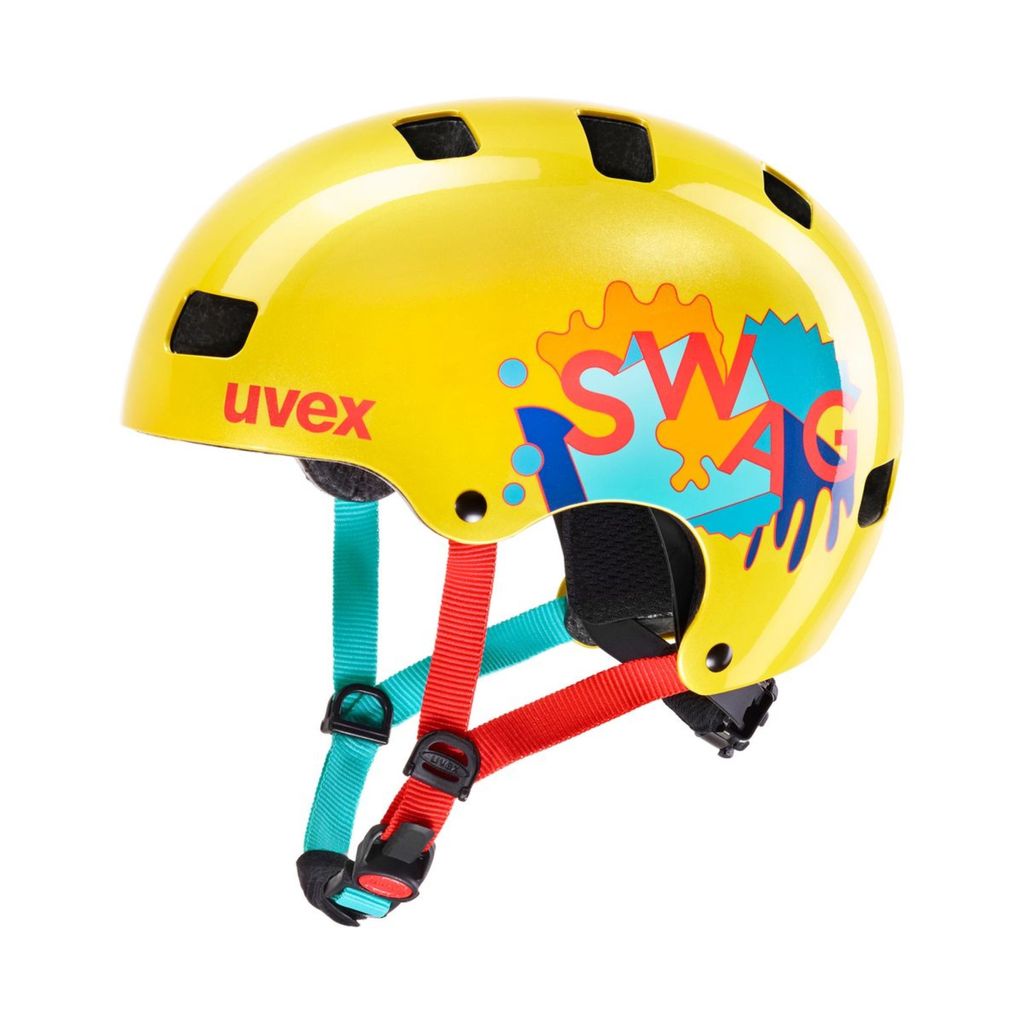 Uvex Kid 3 Fahrradhelm yellow Kinder Radhelm Helm Scooter Inliner Skate 55-58 cm