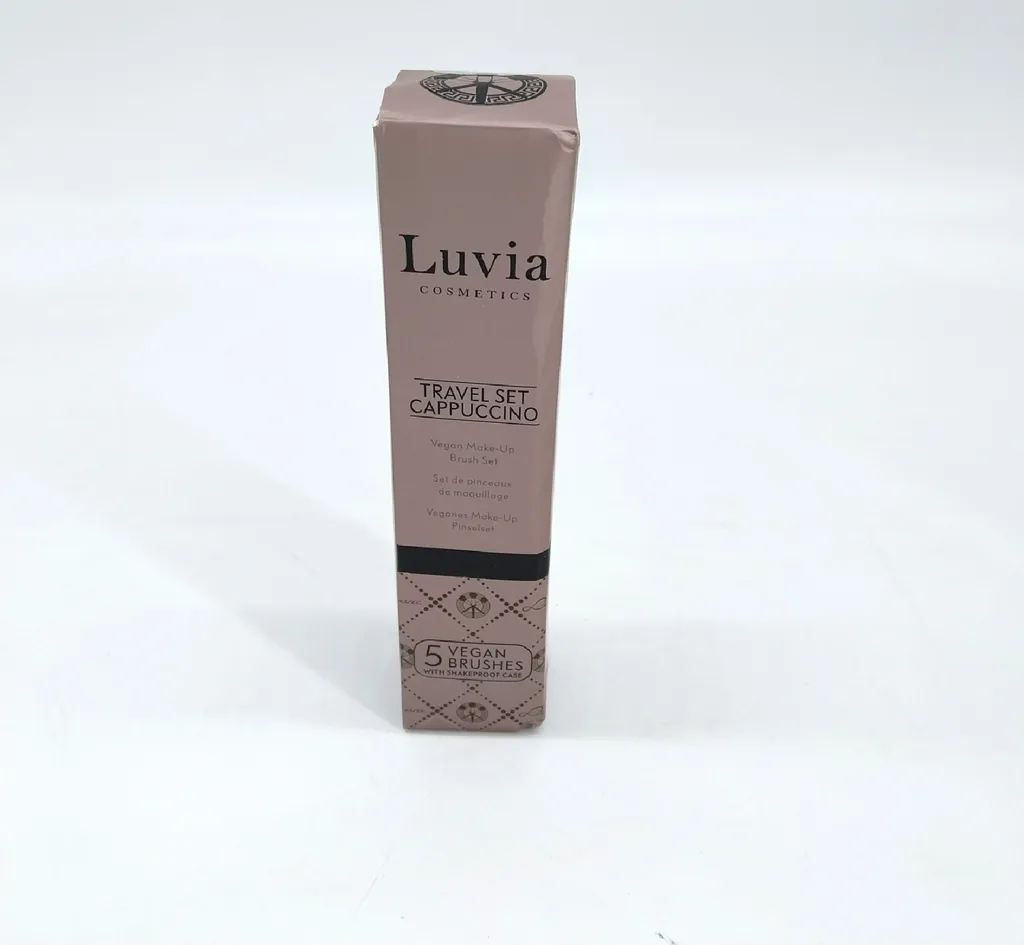 Set de pinceaux de voyage vegan Luvia Espresso pour un maquillage complet